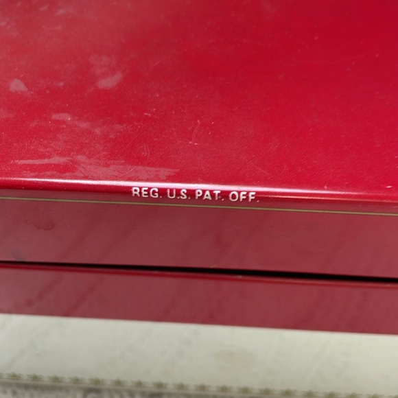 Vtg 1970s Campbell's Soup Metal Tin Storage Box empty holds standard index cards - Picture 3 of 10